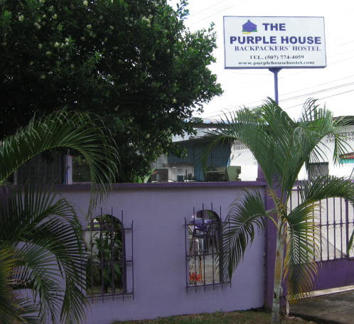 purple house
