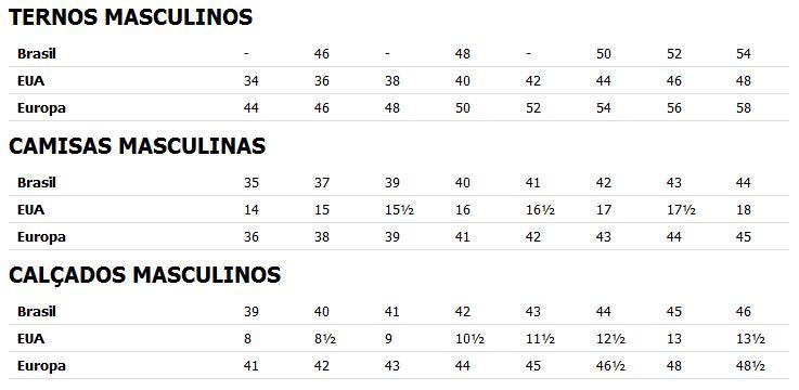 numeração de calçado europeu