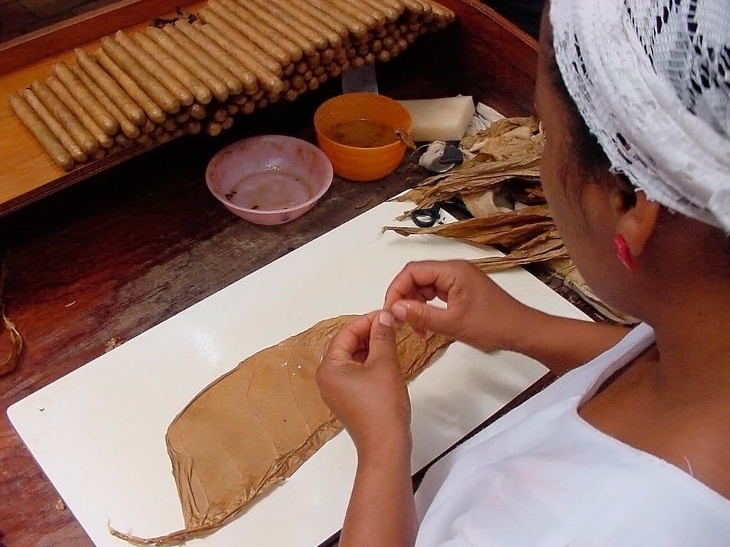 Trabalho artesanal garante qualidade aos charutos - Foto: Silnei L Andrade / Mochila Brasil