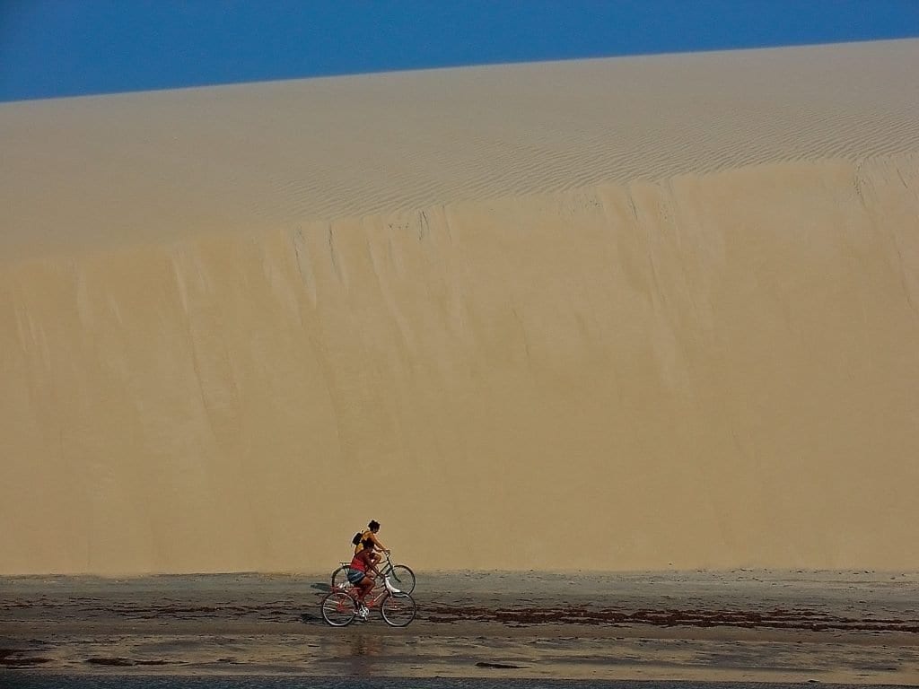 "Paredão" da foto é parte da Duna Pôr do Sol | Foto: Silnei L Andrade/Mochila Brasil