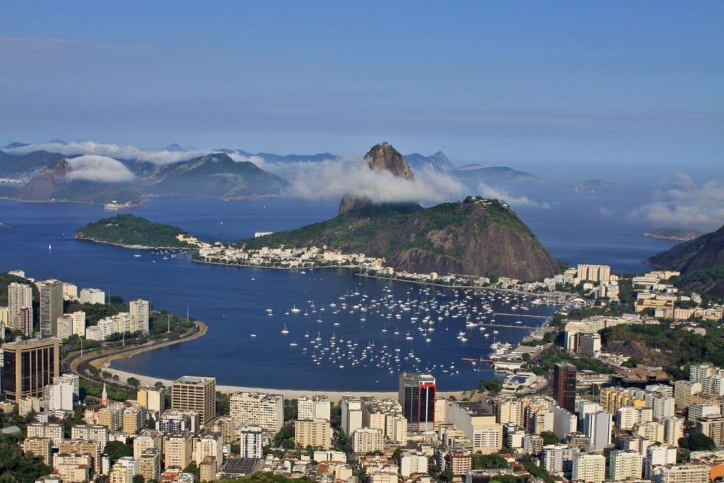 Vista do mirante Dona Marta, uma das mais belas do Rio de Janeiro
