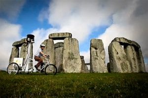 Triciclo do Google Street View em Stonehenge / Foto: Google