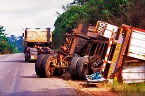 Acidente de caminhão em Gana / Foto: Divulgação OMS