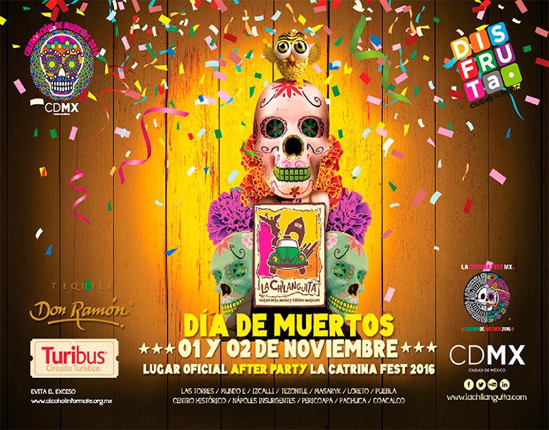 Cartaz de um dos eventos na capital mexicana | Foto: Divulgação Secretaria de Turismo Ciudad de México.