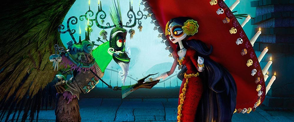 A animação 'Festa no Céu' (The book of life, no original) explora alguns ritos da celebração... | Foto: Reprodução IMDb.