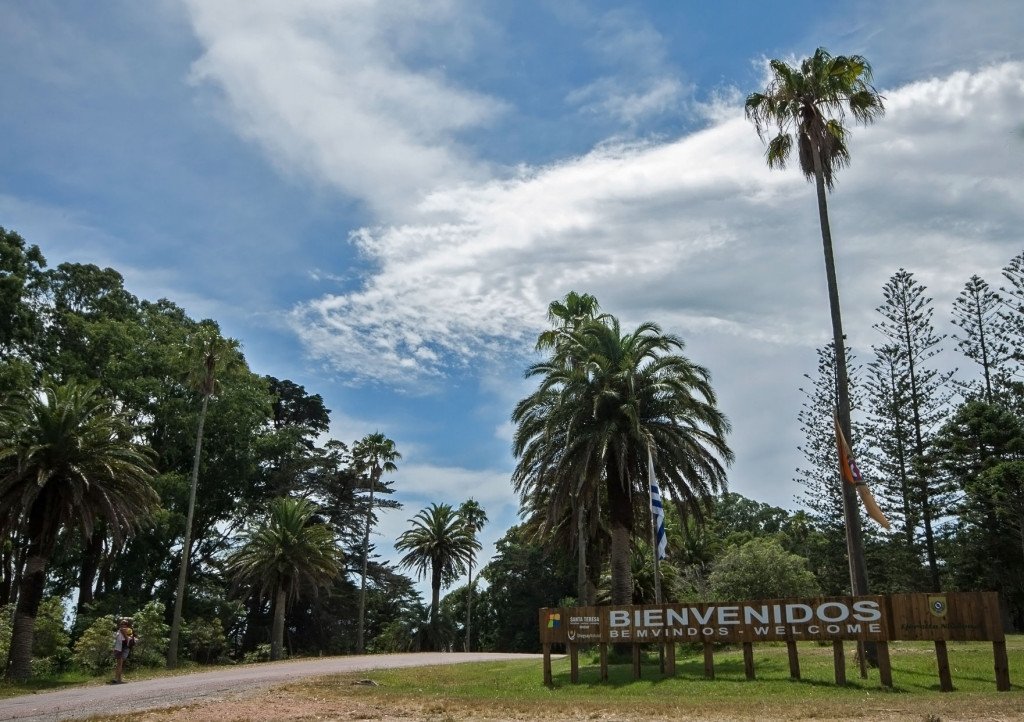 Entrada do parque nacional, ali você deve se identificar e informar se deseja ou não acampar no local | Foto: Silnei L Andrade / Mochila Brasil