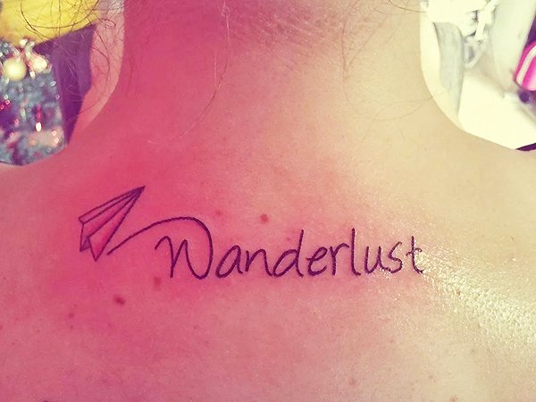 Paula Amiden fez essa tatuagem após um mochilão pela Europa | Foto: Arquivo pessoal.