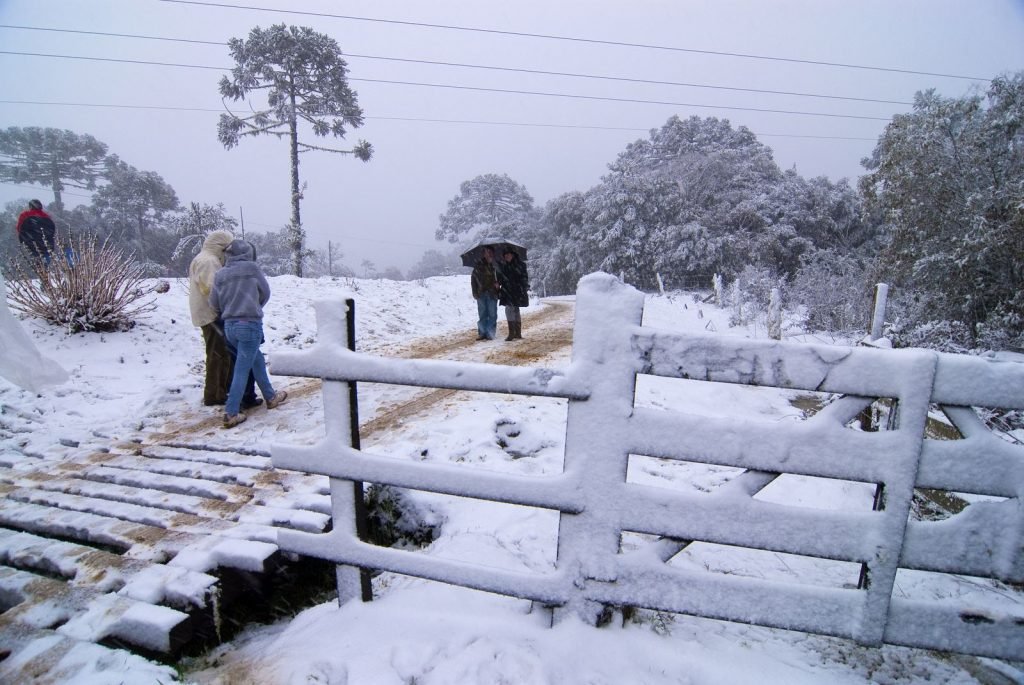 Neve em Urubici - Foto: Secretaria de Turismo