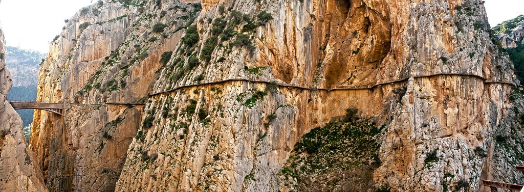 Em 2001 'Caminito del Rey' entrou em manutenção depois da morte de duas pessoas | Foto: kozzmen.