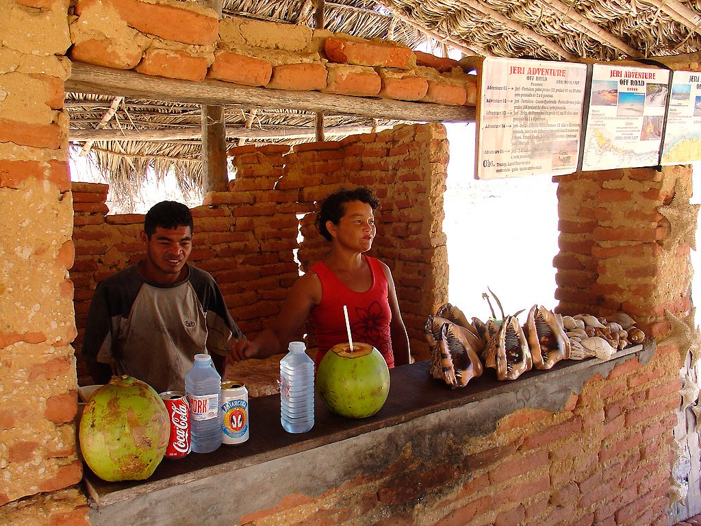 Temos todos tipos de bares. Este por exemplo, fica na região de Jericoacoara (CE) | Foto: Silnei L Andrade/Mochila Brasil.