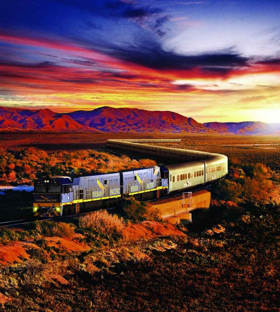 Ferrovia Indian Pacific - Foto: www.greatsouthernrail.com.au