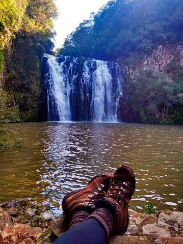 Cascata do Gamelão - Boqueirão do Leão - Rio Grande do Sul | Foto de Angelita O. Freitas.