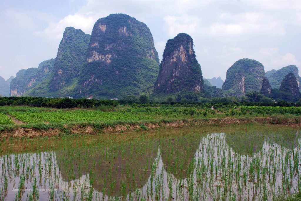 Paisagem da região de Guangxi na China - Foto: James Brew