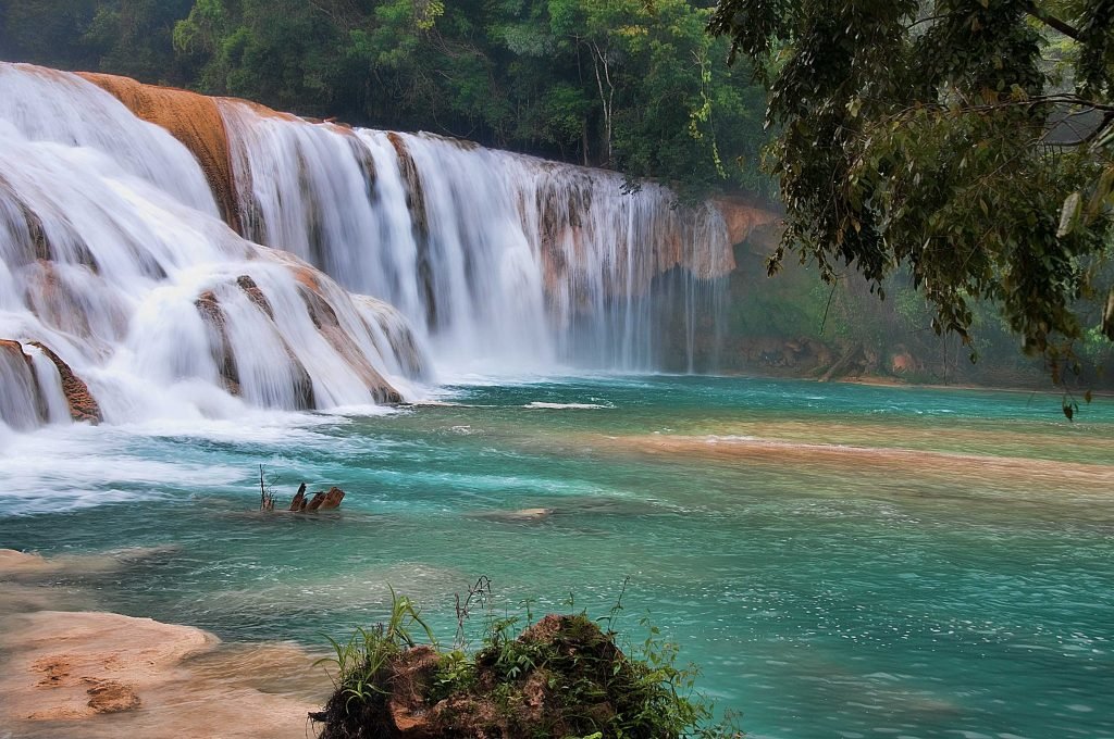 Cascata Água Azul em Chiapas - México - Foto: Jesus Ramos