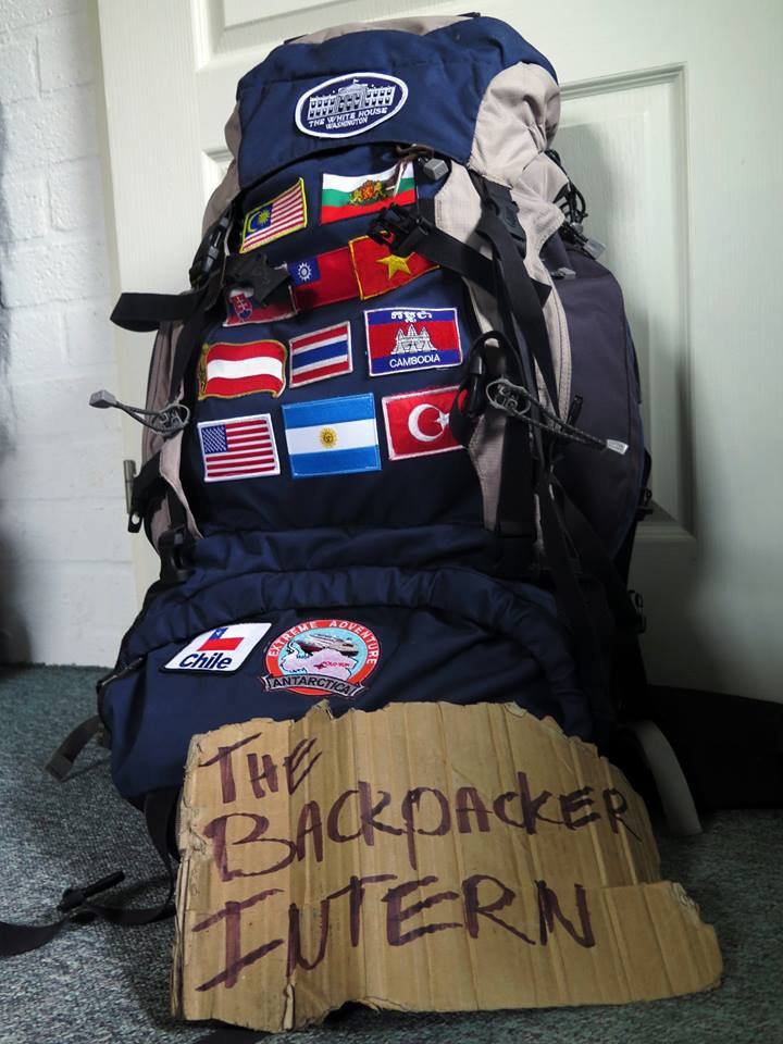 E segue aumentando o número de bandeirinhas na mochila... | Foto: TheBackpackerIntern.com