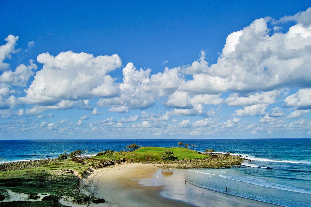 Uma das praias de Yamba | Foto: Jeremy Foster.