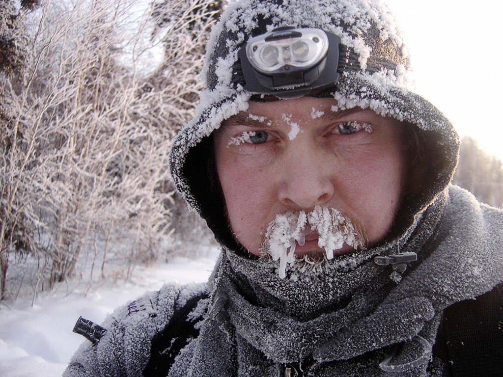 Karl Bushby em Lavrentiya, Russia - Imagem feita em 10 de fevereiro de 2006 Foto: GOLIAT EXPEDITION/AFP