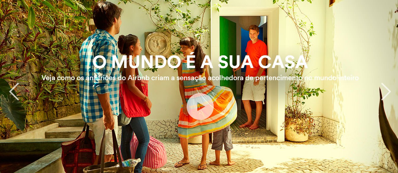 Airbnb aceita cartão de crédito nacional e boleto como forma de pagamento