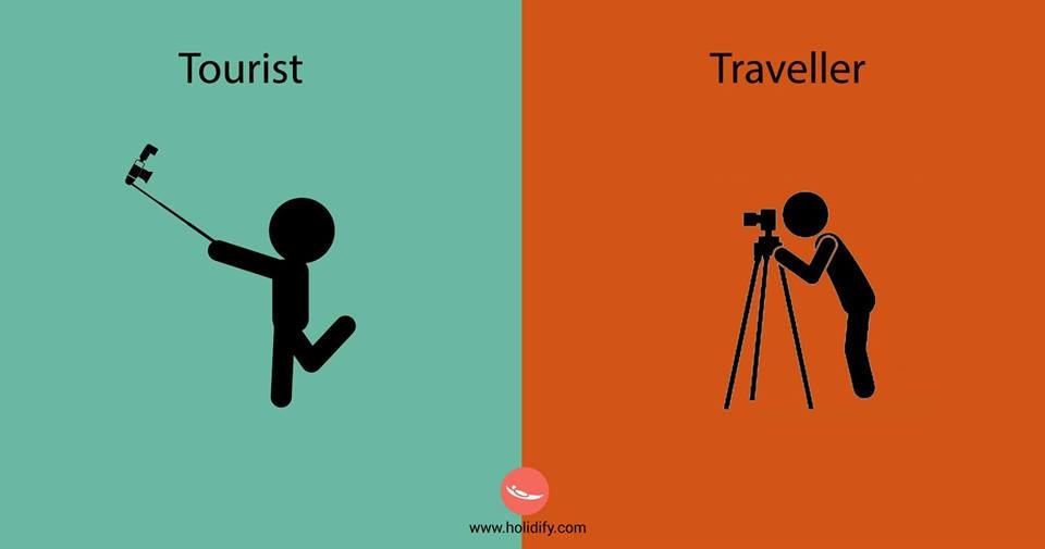 Tem mundo mochileiro que usa o (na minha opinião, chato) 'Pau de selfie' e usar um tripé não é coisa de viajante ou de turista, é de alguém que quer mais qualidade em suas fotos.
