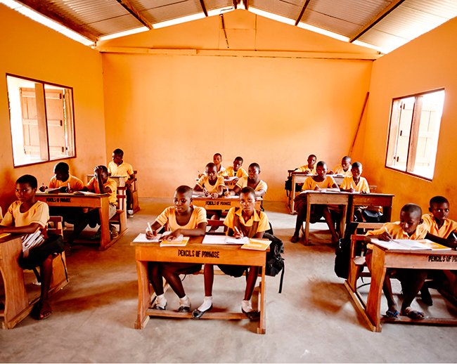 Interior de uma das escolas | Foto: Divulgação.