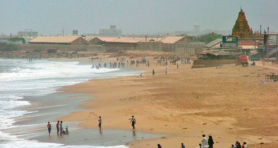 Área da praia de Manora, em Carachi a cidade mais populosa do Paquistão | Foto: Faisal Saeed.