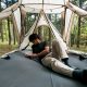 Snow Peak Sky Nest Tent lounging 1020x610