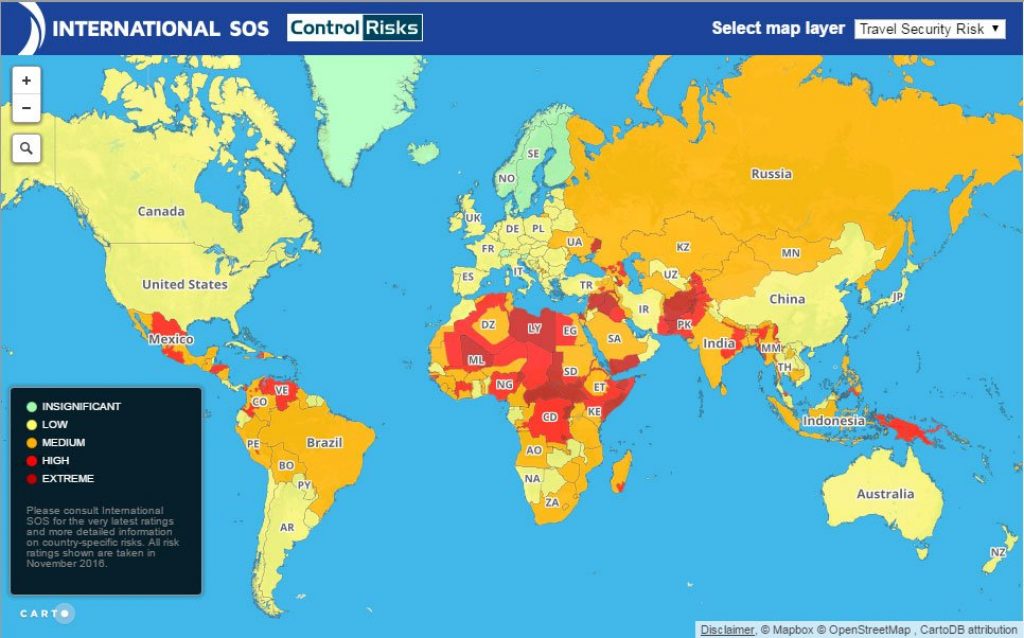 Países mais violentos do mundo