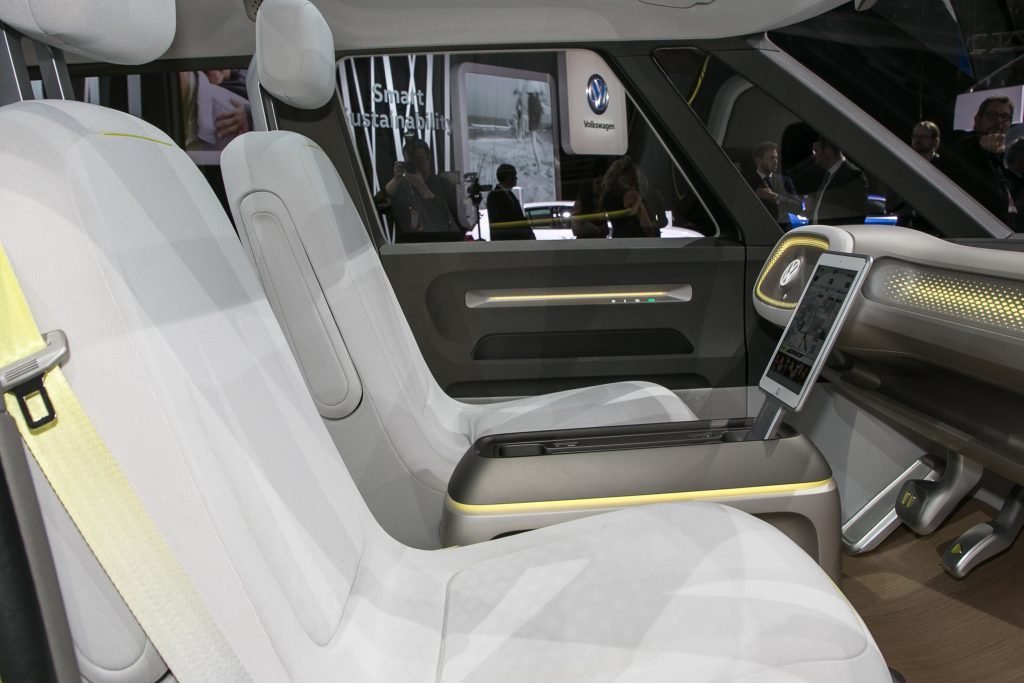 Volkswagen ID BUZZ concept front interior seats