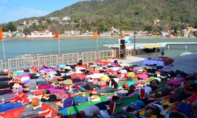 Participantes do Festival Internacional de Yoga