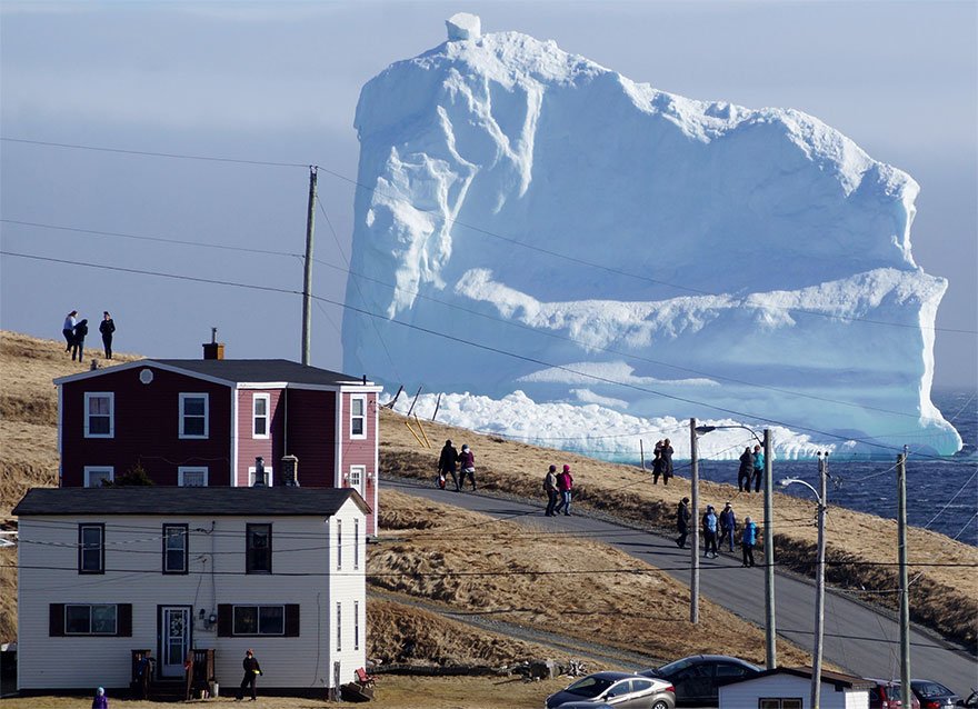 huge iceberg alley canadian coast 10