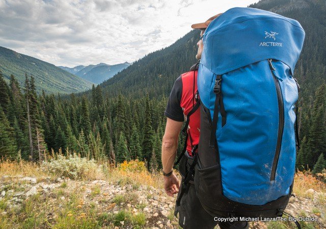 Arcteryx Bora AR 50 backpack.