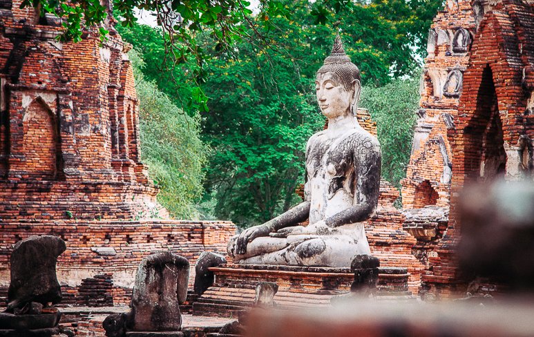 Ruínas de Ayutthaya