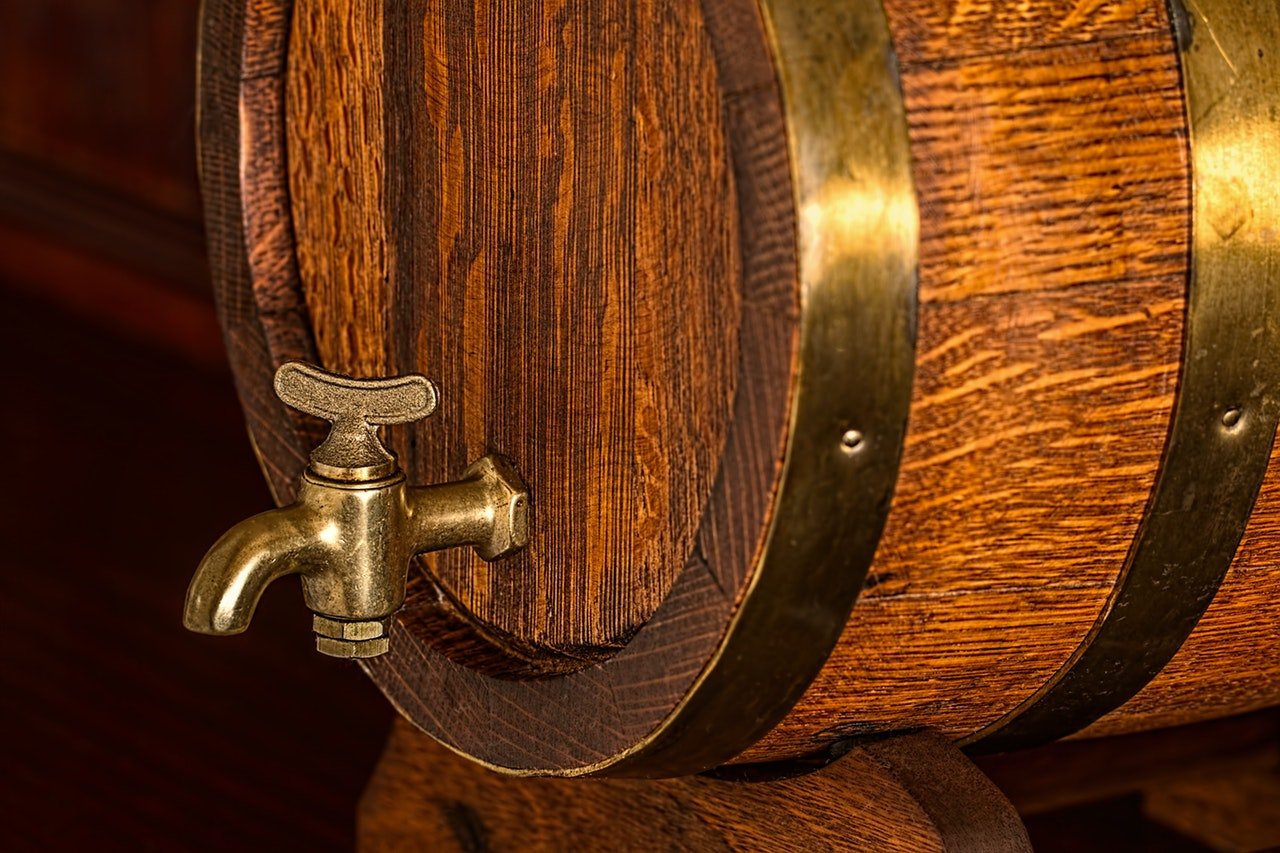 beer barrel keg cask oak