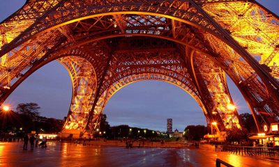 eiffel tower paris france night lights 59604 2560x1600