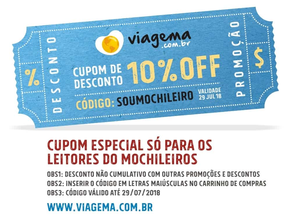 Viagema Cupom SouMochileiro 2018c