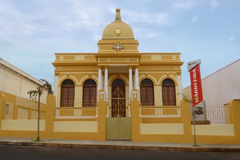 Sede do museu, em Bariri | Foto: Divulgação/Museu Fava.