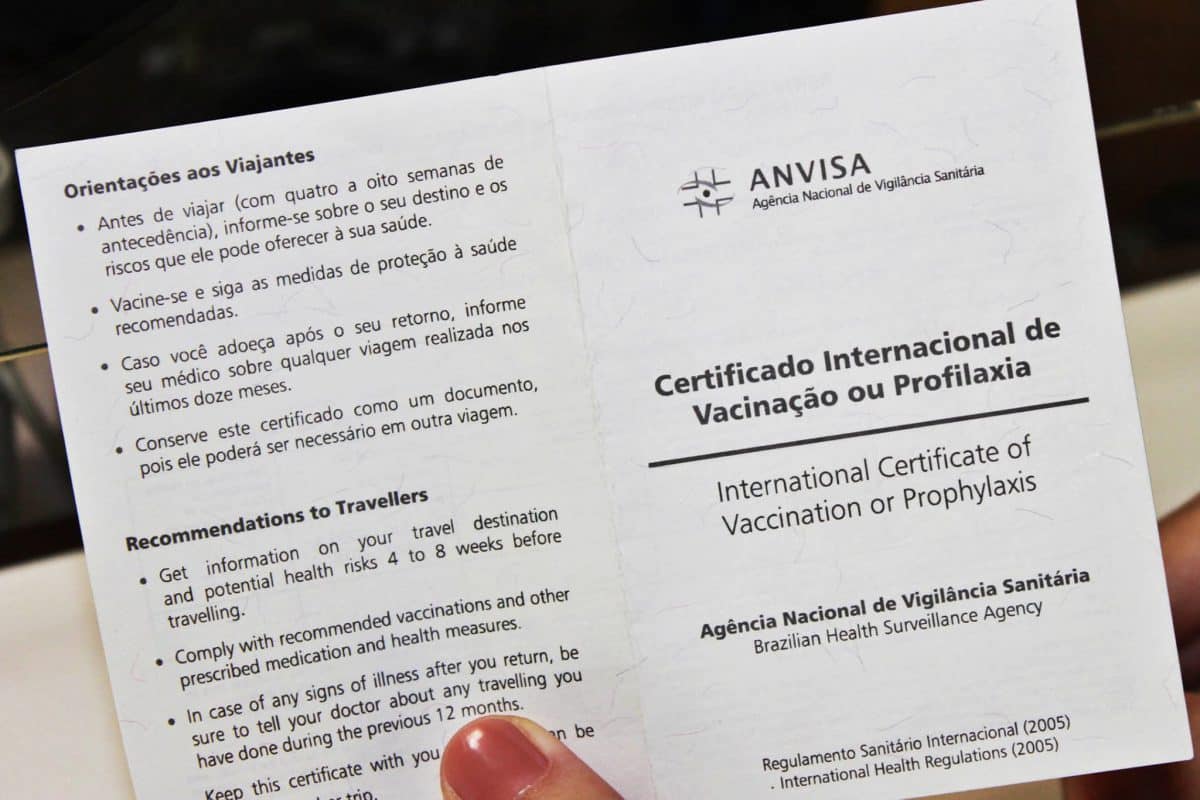 Carteira Vacinacao Internacional