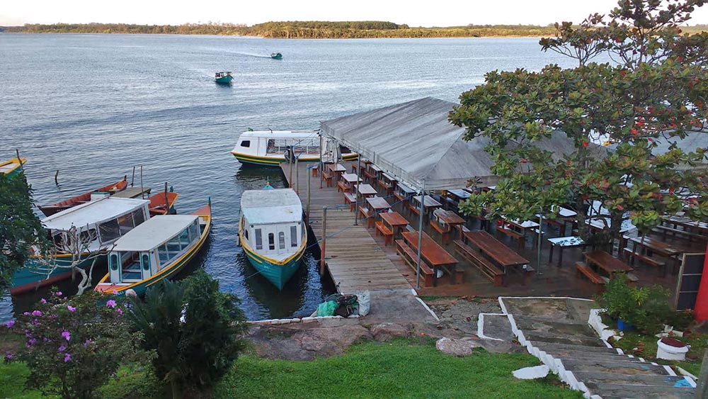 Barcos na Costa da Lagoa em Florianópolis