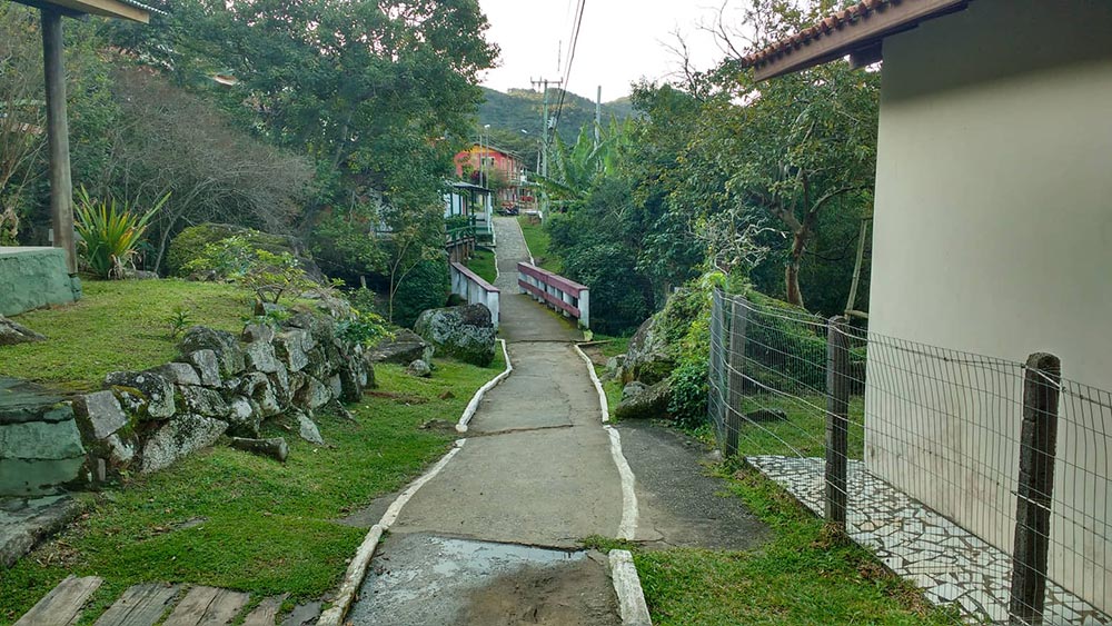 Área da vila da Costa da Lagoa, em Florianópolis