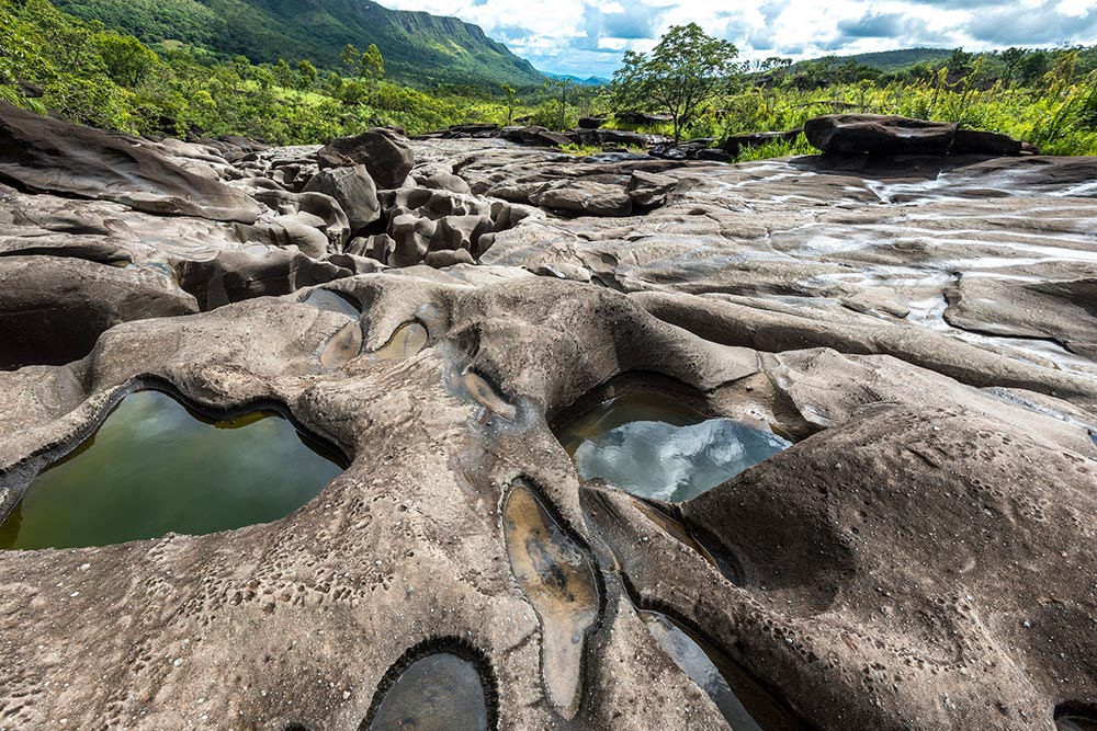 Vale da lua, outro famoso atrativo natural da região do parque. O acesso ao vale por exemplo, já era cobrado | Foto: Augusto Miranda/Mtur.