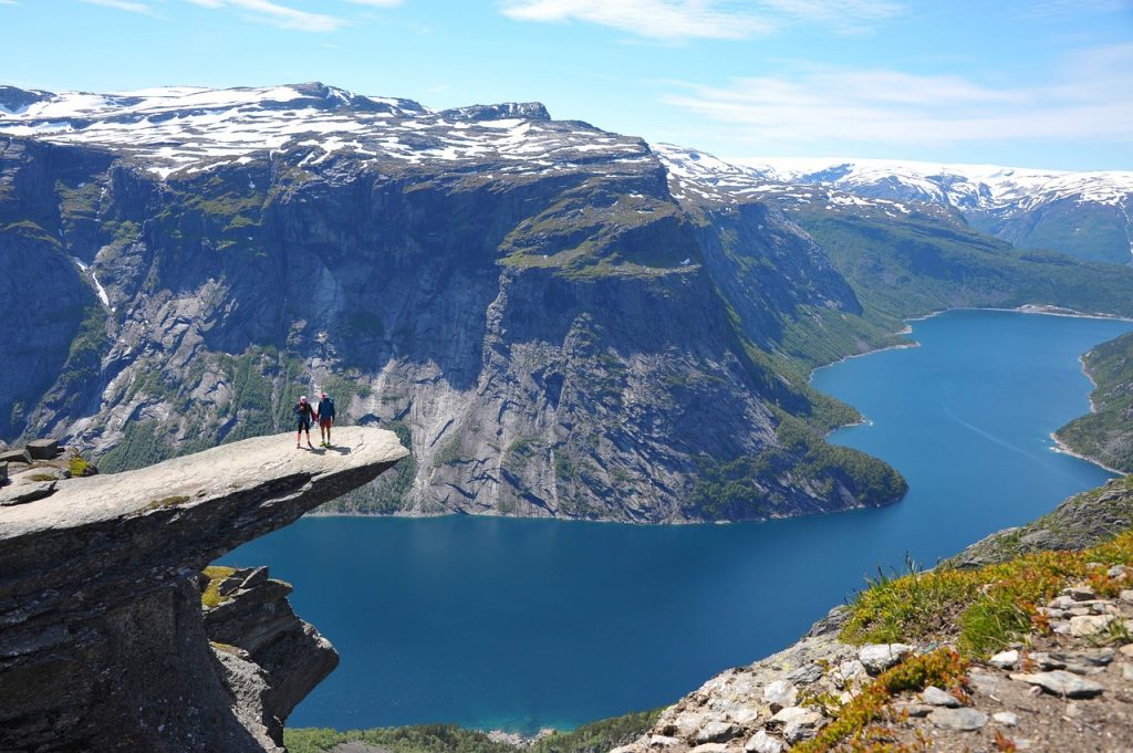 Pedra de Trolltunga, Noruega