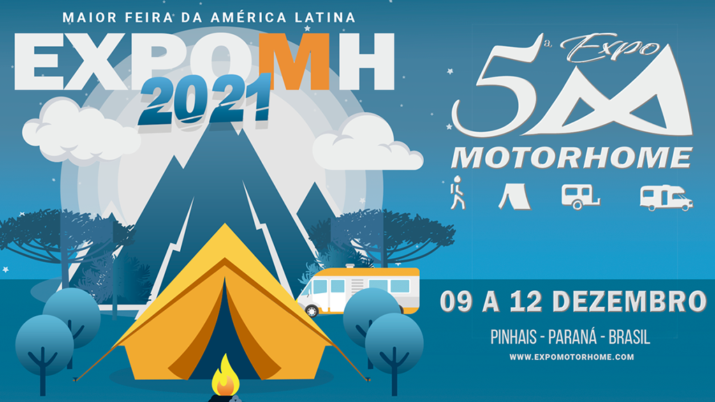 Expor motorhome 2021 acontece em Pinhais, na grande Curitiba, Paraná | Foto: Divulgação.