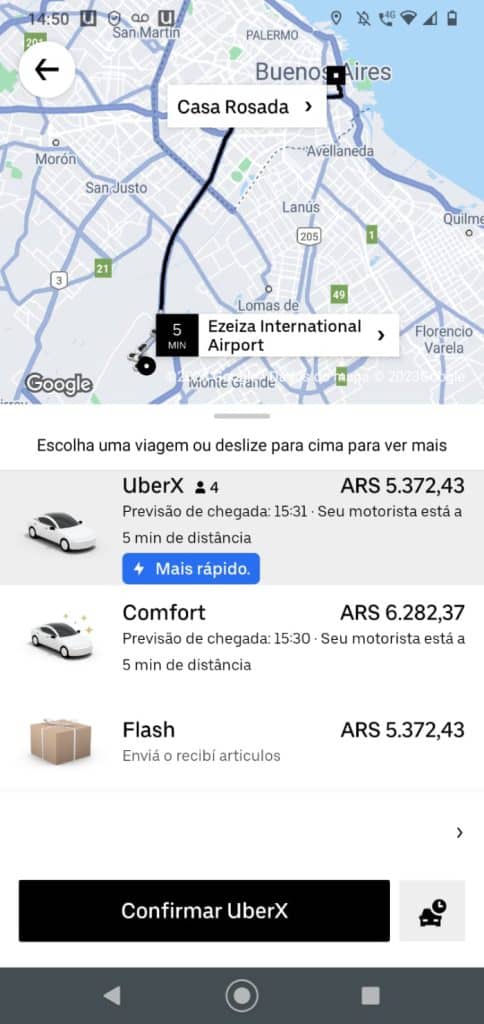 buenos aires argentina uber ezeiza casa rosada