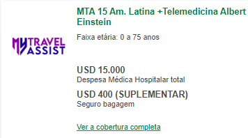 MTA 15 Am. Latina +Telemedicina Albert Einstein  - Documentos para Entrar na Argentina