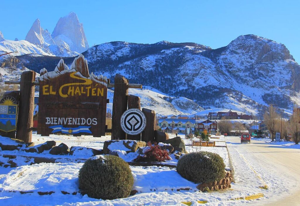 Ingreso a la localidad de El Chalten