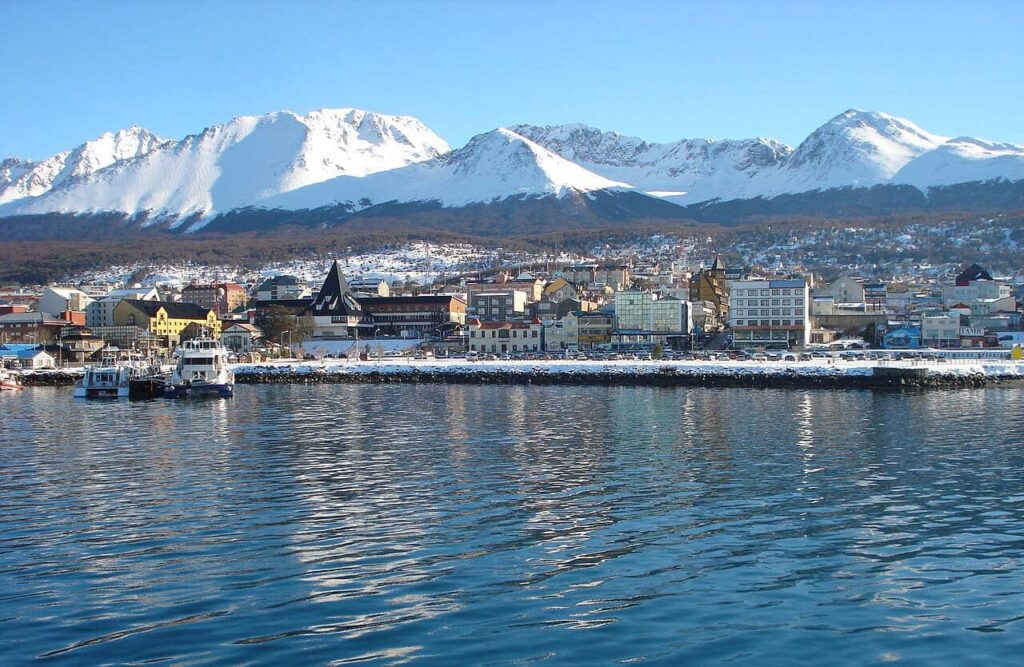 View of Ushuaia Argentina
