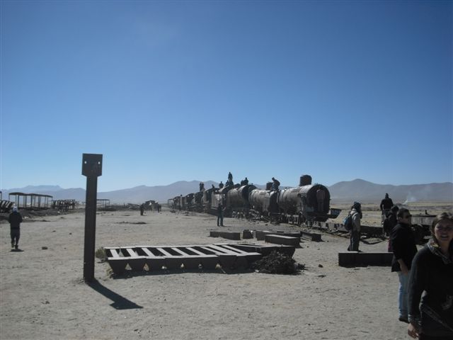 Cemitério de trens em Uyuni - Bolívia