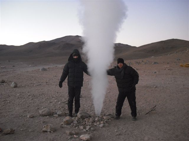 Geysers - Salar de Uyuni Bolívia