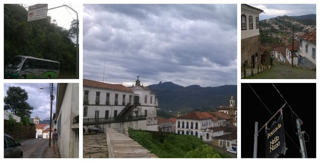 Trajeto da rodoviária para Pousada Nello Nuno - ouro preto