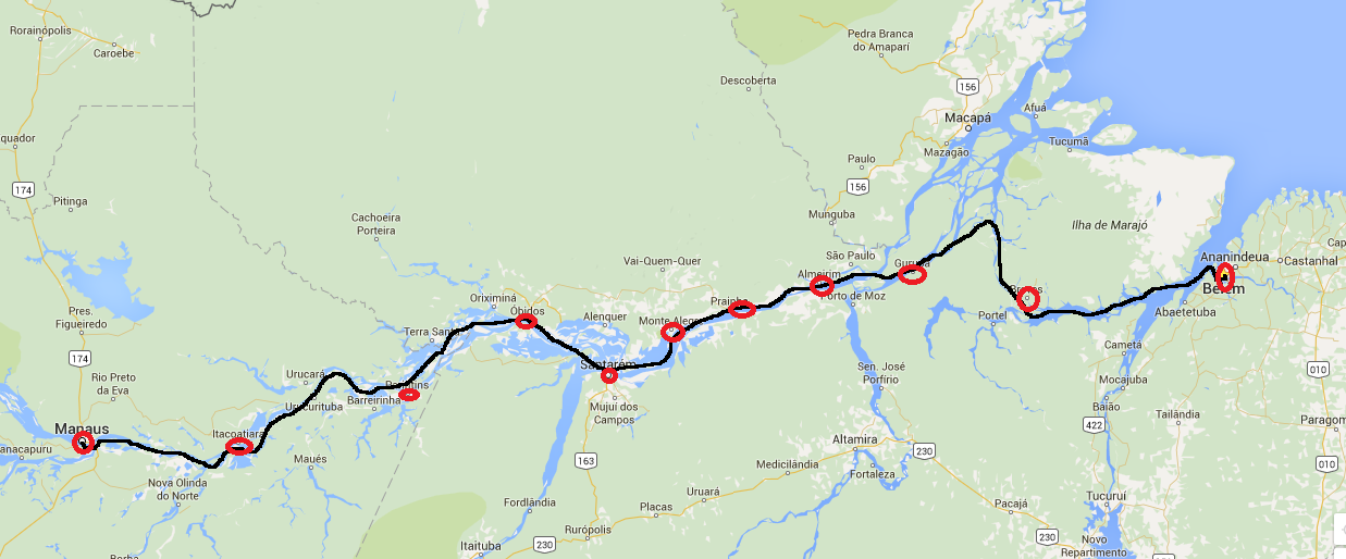 Viagem de barco Belém Manaus pelo Rio Amazonas Navio Amazon Star Região Norte